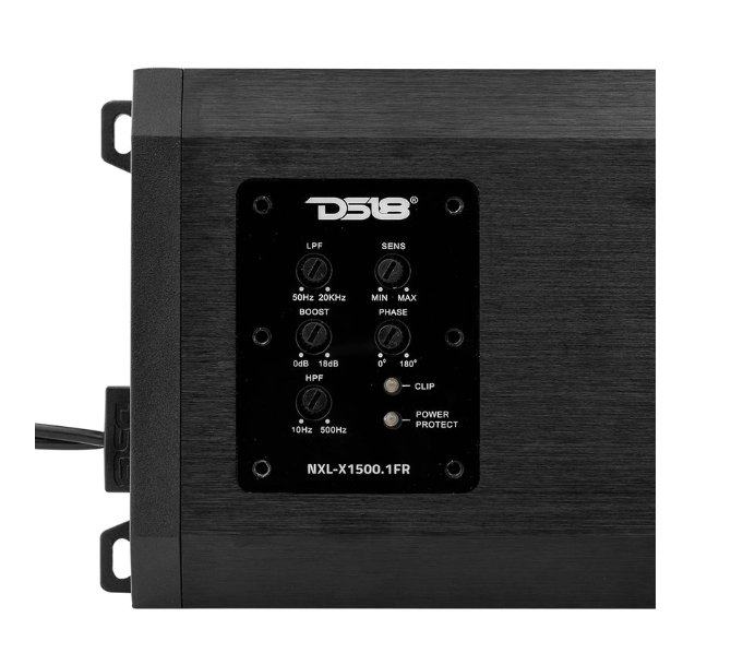 DS18 NXL-X1500.1FR  1-Channel Full-Range Class D IP67 Marine and Powersports Amplifier