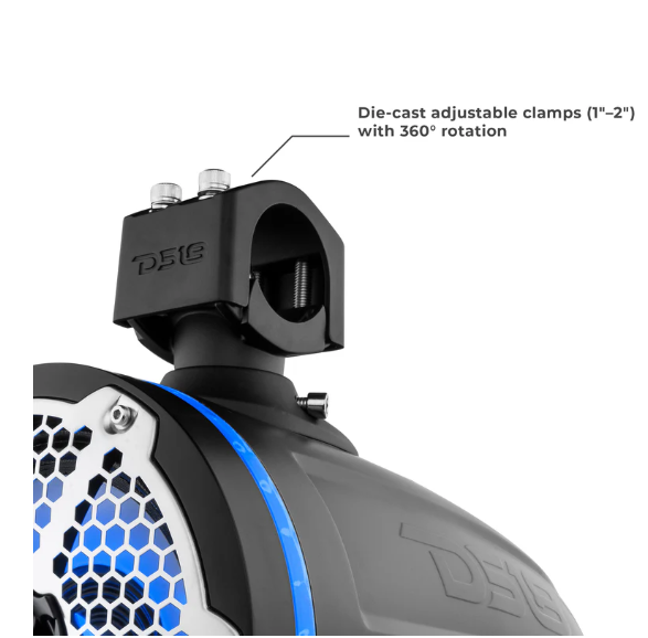 NXL-X10TPNEO    NXL 10" Neodymium Marine and Powersports Towers with Built-in Passive Radiator, 1" Driver and LED RGB Lights