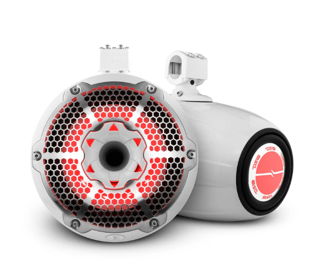 NXL-X10TPNEO    NXL 10" Neodymium Marine and Powersports Towers with Built-in Passive Radiator, 1" Driver and LED RGB Lights