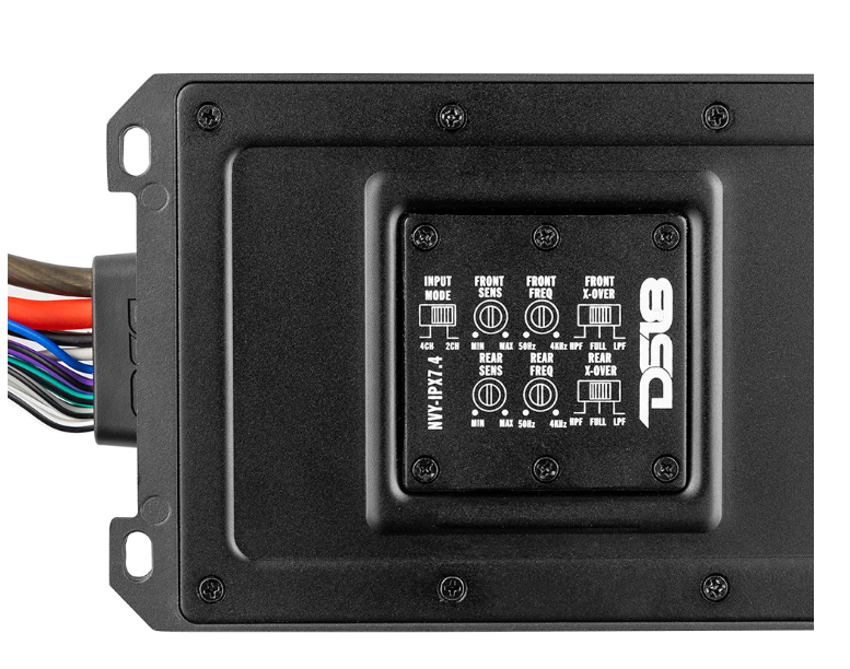 NVY-IPX7.4  NVY 4-Channel Full-Range IPX7 Submersible Marine and Powersports Amplifier
