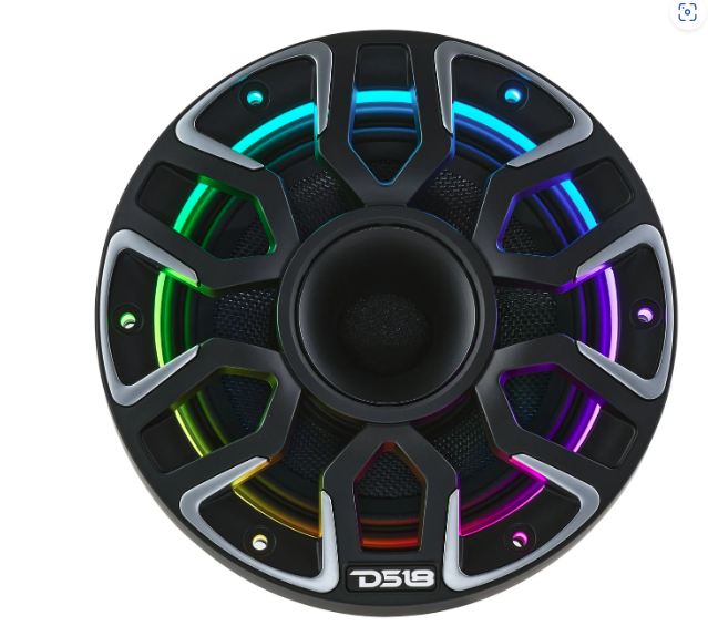 NVY-M6DC/BK  6.5” Marine Grade Hybrid Coaxial Speaker With Neodymium Magnet, Kevlar Cone, and Compression Driver | 200W RMS 4-Ohm