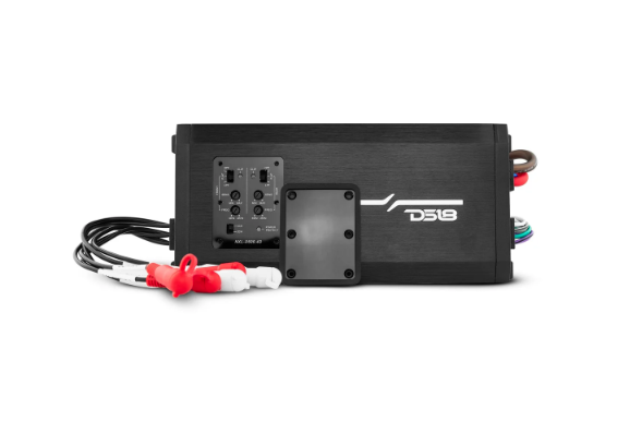 DS18 Good Marine Stereo Package 2 x 6.5” Speaker Tower| 1 x 2 Ch Amplifier | 1 x MOFCKIT4 and 1 x LED-BTC