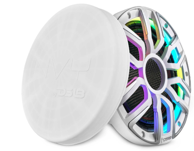 NVY-M10SUB/WH  10” Neodymium Marine & Powersports Subwoofer With Carbon Fiber Cone | 600W RMS 4-Ohm