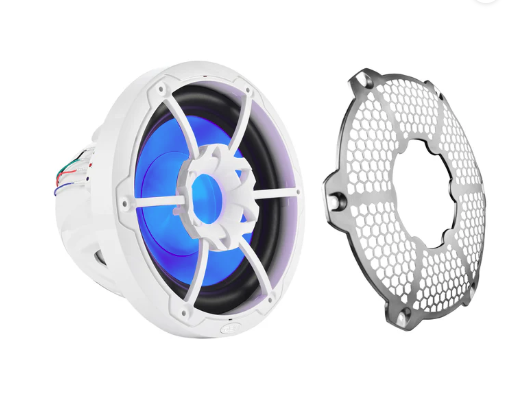 NXL 10" Marine Subwoofer with LED RGB Lights 300 Watts Rms SVC 4-Ohm