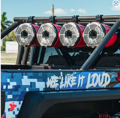 NXL 6.5" Neodymium Marine and Powersports Towers with Built-in Passive Radiator, 1" Driver and LED RGB Lights 150 Watts Rms SKU: NXL-X6TPNEO/BK $1,079.95