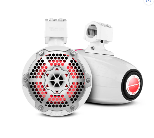 NXL 6.5" Neodymium Marine and Powersports Towers with Built-in Passive Radiator, 1" Driver and LED RGB Lights 150 Watts Rms SKU: NXL-X6TPNEO/BK $1,079.95