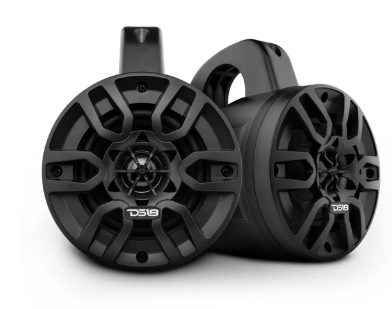 MP 4" Wakeboard Tower Speakers 50 Watts Rms -Black