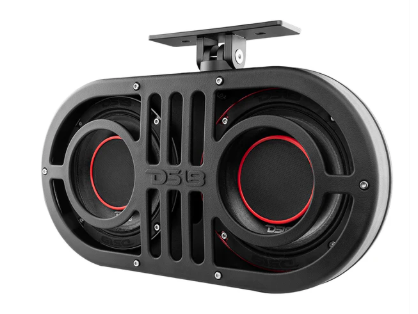 Dual 8" Marine and Powersports PRO Roll Cage Sound Bar System with Built in LED RGB Lights 500 Watts Rms ( 2 x PRO-HY8.4B Included)