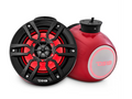 6.5" Marine Pod Speakers 300W with RGB LED Lights – Waterproof All-Terrain Audio for Jet Skis, ATV, UTV, Jeep, Motorcycle (Pair)