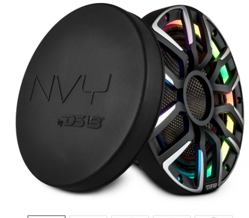 NVY-10 and 12" Neodymium Marine & Powersports Subwoofer With Carbon Fiber Cone | 600W RMS 4-Ohm