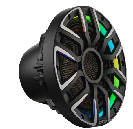 NVY-10 and 12" Neodymium Marine & Powersports Subwoofer With Carbon Fiber Cone | 600W RMS 4-Ohm