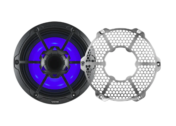 Marine 2-Way Hybrid Speaker with RGB LED, Compression Driver and Neodymium Magnet