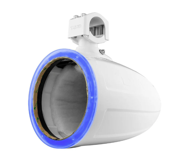 NXL 10" Marine and Powersports Empty Tower LED RGB Lights -Black Carbon Fiber SKU: CF-X10TP.NS