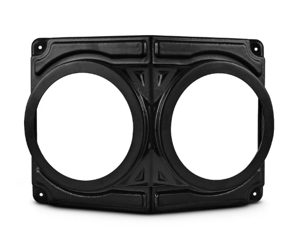 Universal Overhead Flat Mount Pod For Two 6.5” Speakers - Great for ATVs, UTVs, Golf Carts, Boats and more