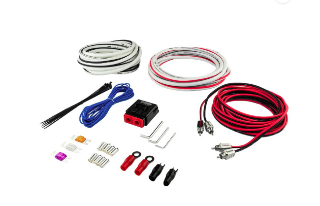 Marine Tinned OFC Amplifier Installation Kit - WHITE