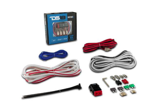 Marine Tinned OFC Amplifier Installation Kit - WHITE