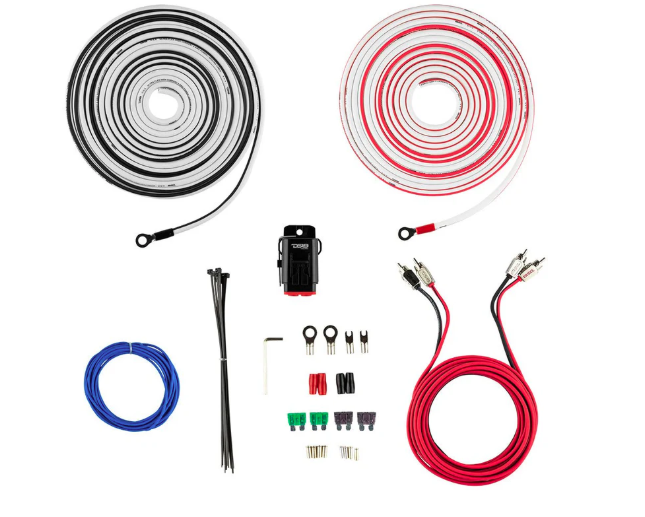 Marine Tinned OFC Amplifier Installation Kit - WHITE