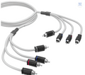 RCA Marine Grade Tinned 100% Copper OFC 6 Feet / 4 Channel - WHITE