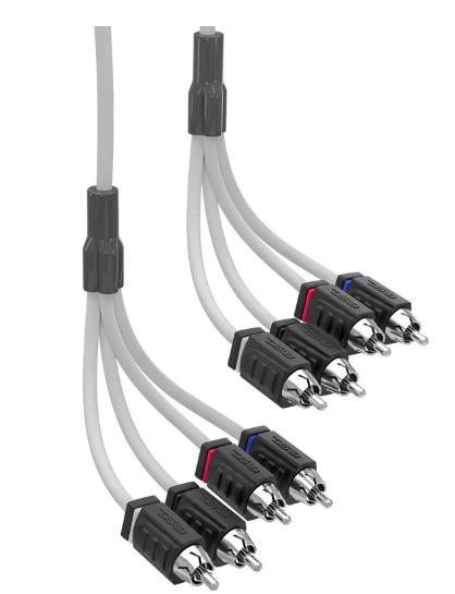 RCA Marine Grade Tinned 100% Copper OFC 6 Feet / 4 Channel - WHITE