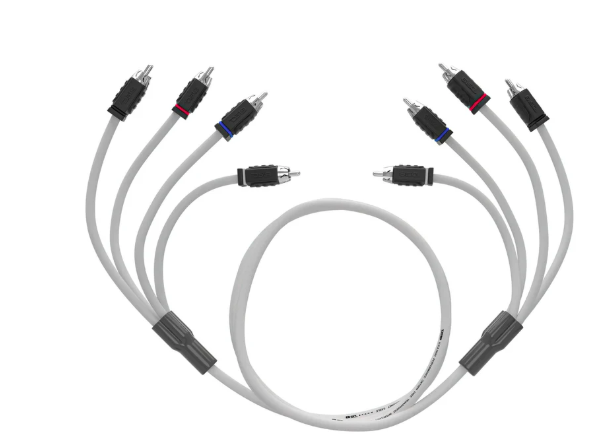 RCA Marine Grade Tinned 100% Copper OFC 6 Feet / 4 Channel - WHITE