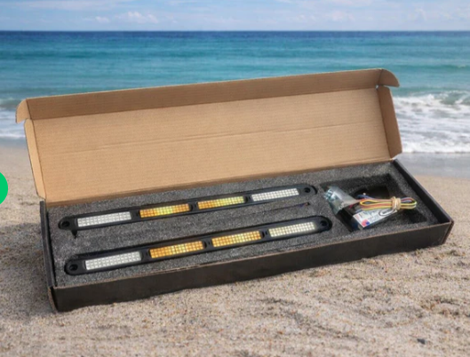 Marshin Whips 12" LED Chase Light Set with Advanced Control Module