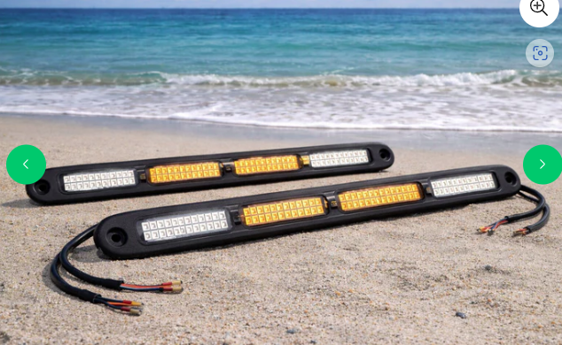 Marshin Whips 12" LED Chase Light Set with Advanced Control Module