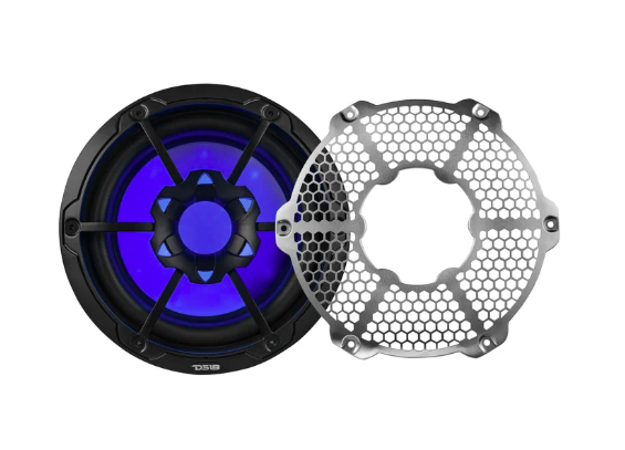 NXL 10" Marine Subwoofer with LED RGB Lights 300 Watts Rms SVC 4-Ohm