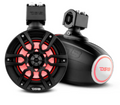 NXL 6.5" Marine Water Resistant Wakeboard Tower Speakers with Integrated RGB LED Lights 300 Watts
