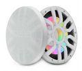 Marine Subwoofer with Hybrid Magnet Motor, Removable Grille and Digital LED Lights - 600W RMS 4-Ohm