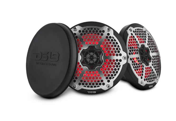 Marine 2-Way Hybrid Speaker with RGB LED, Compression Driver and Neodymium Magnet | 250W RMS 4-Ohm