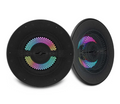 NXL-LXY Series Luxury 2-Way Marine Coaxial Speaker with Digital LED Lights and Flush Magnetic Mount Grille