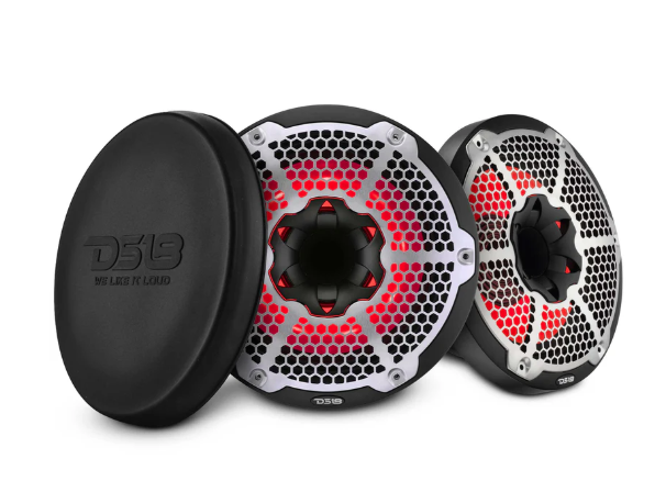 Marine 2-Way Hybrid Speaker with RGB LED, Compression Driver and Neodymium Magnet