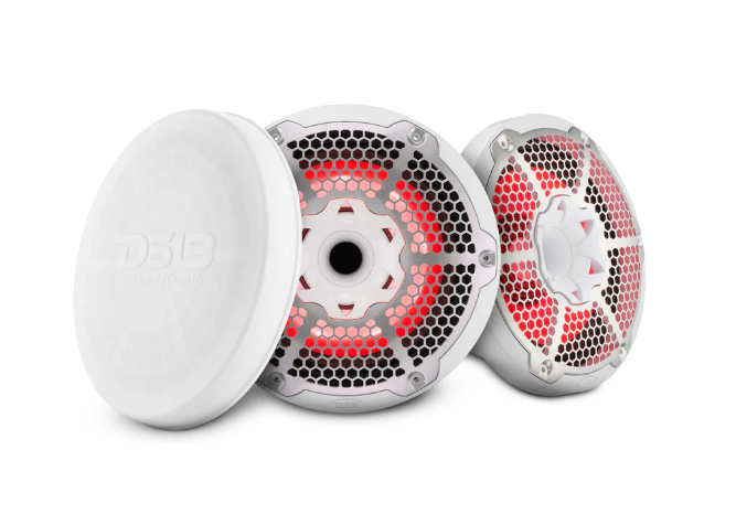Marine 2-Way Hybrid Speaker with RGB LED, Compression Driver and Neodymium Magnet