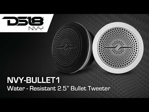 2.5” Bullet Tweeter With 1” PEN Voice Coil & Neodymium Magnet | 100W RMS 4-Ohm